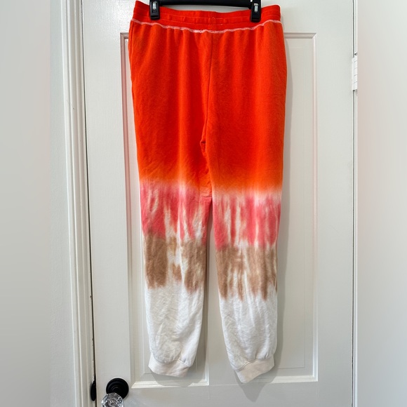 Velvet Heart orange tie dye soft jogger pant bottoms - Picture 10 of 12